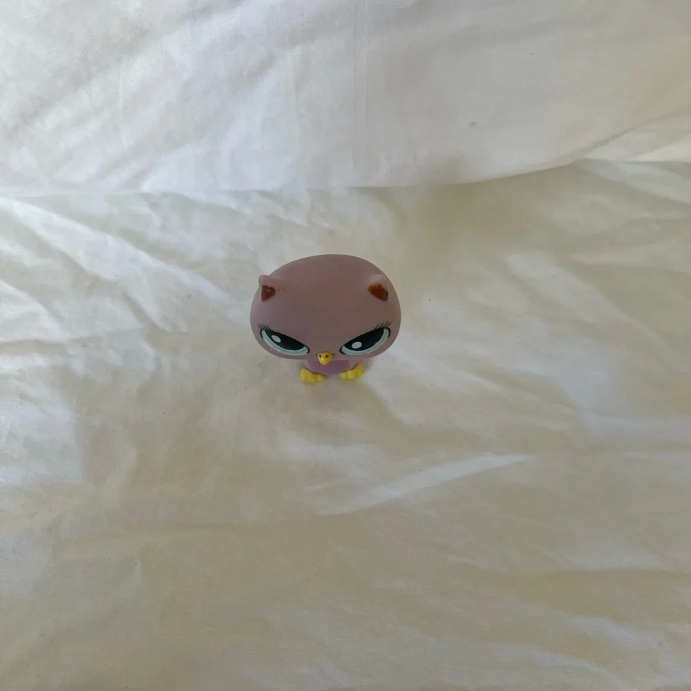 Littlest Pet Shop Purple Owl #1373 Spring Pets